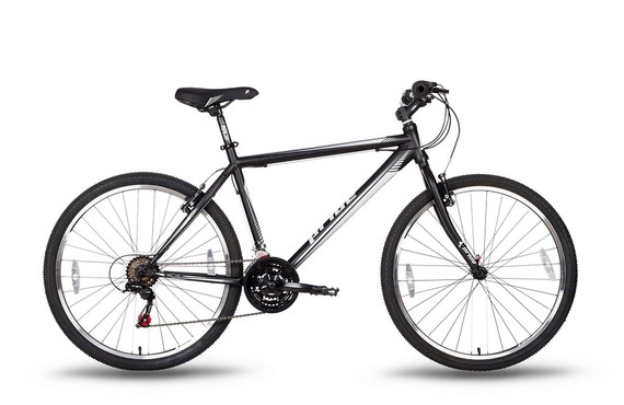 Фото: Велосипед PRIDE XC-1.0, 26'', рама 21, чёрно-белый матовый, 2016