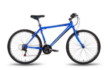 Фото: Велосипед PRIDE XC-1.0, 26'', рама 19, сине-чёрный матовый, 2016