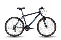 Фото: Велосипед PRIDE XC-2.0, 26'', рама 21, чёрно-синий матовый, 2016