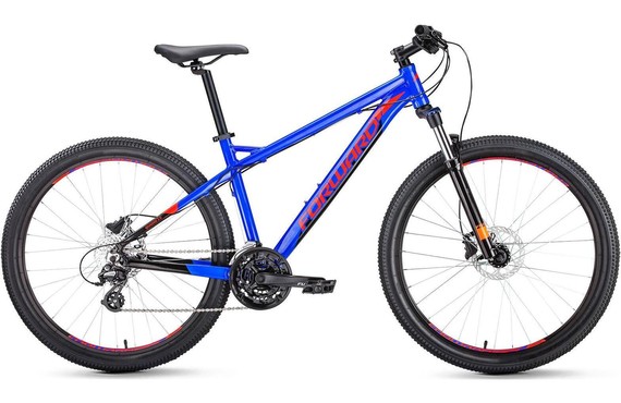 Фото: Велосипед FORWARD Quadro 3.0, 27.5, рама 17, 2019, Синий