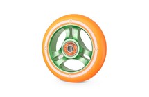 Фото: Колесо для самоката HIPE 3W 100мм Зеленый/Оранжевый