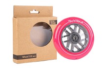 Фото: Колесо для самоката TECH TEAM V-AW02P 110мм Серый/Розовый