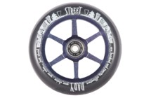 Фото: Колесо для самоката TECH TEAM Street Dady 120мм Фиолетовый/Чёрный