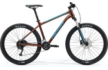 Фото: Велосипед MERIDA Big.Seven 100-2x, 27.5, 2021, рама L, Коричневый/Голубой