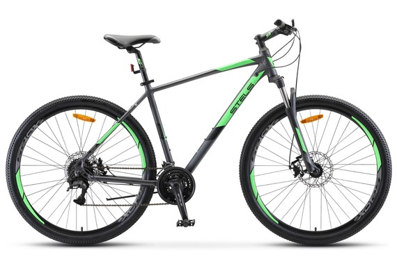 Фото: Велосипед STELS Navigator 920 MD, 29, V010, рама 18.5,Серый/Зеленый