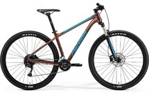 Фото: Велосипед MERIDA Big.Nine 100-2x, 29, 2021, рама XL, Коричневый/Голубой