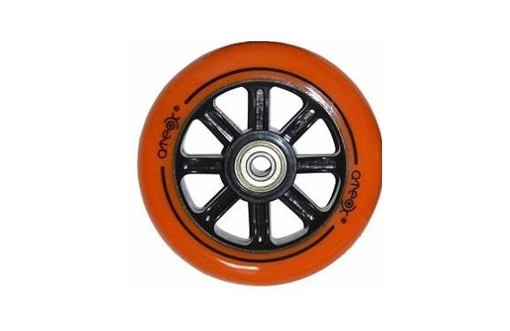 Фото: Колесо для самоката ATEOX 110мм Чёрный/Оранжевый