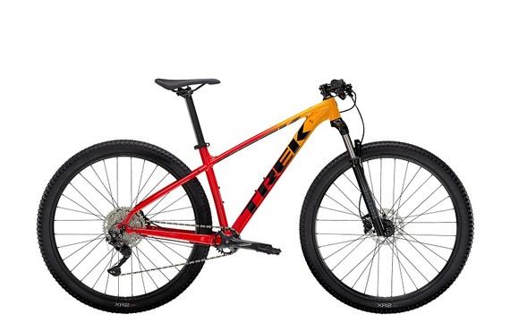 Фото: Велосипед TREK Marlin 7, 29, рама M/L, 2021, Красный/Оранжевый