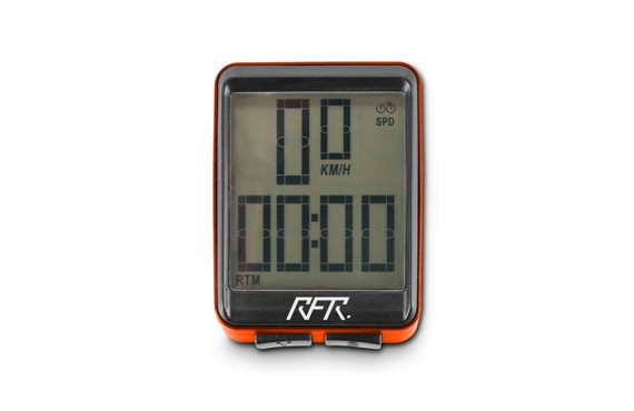 Фото: Велокомпьютер RFR Fahrradcomputer wireless CMPT, Черный/Оранжевый