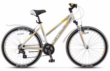 Фото: Велосипед STELS Miss 6300 26, рама 19, Белый/Желтый