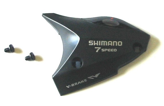 Фото: Крышка и болты к Shimano ST-EF50, для 7ск, чер