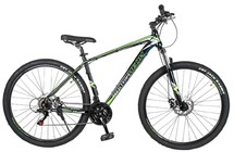 Фото: Велосипед TECH TEAM Neon, 27.5, рама 18, Черный/Зелёный