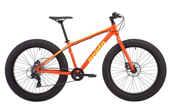Фото: Велосипед PRIDE DONUT 6.1, 26'', рама 19, 2018, Оранжевый/Желтый