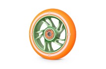 Фото: Колесо для самоката HIPE 5W 110мм Зелёный/Оранжевый