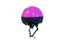Фото: Шлем велосипедный детский GREEN CYCLE Mia, 48-52см, Розовый/Белый