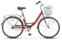 Фото: Велосипед STELS Navigator 245 Lady, 26, Серый/Красный