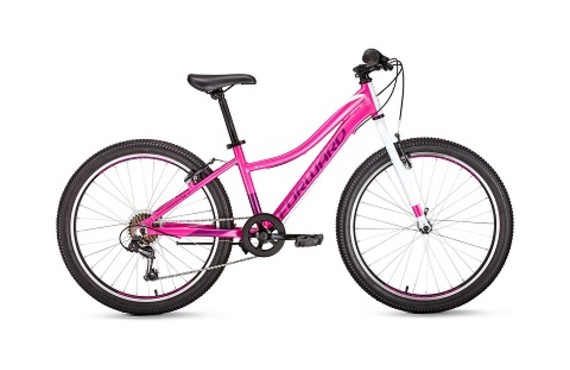 Фото: Велосипед FORWARD Seido 1.0, 24, рама 13, 2019, Розовый