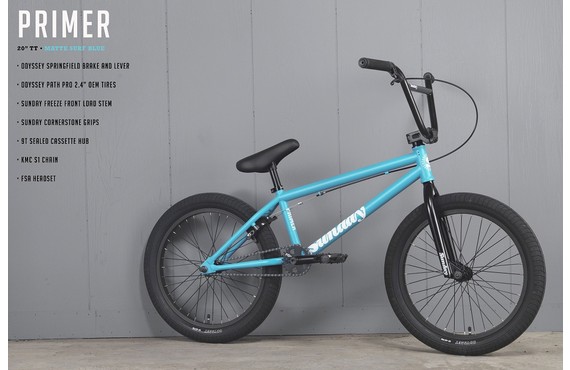 Фото: Велосипед BMX SUNDAY 2021 Primer 20 Голубой