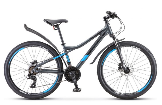 Фото: Велосипед STELS Navigator 610MD, V050, рама 14, цвет Серый/Синий